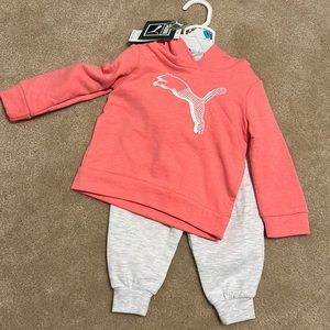 Matching Puma hoodie set